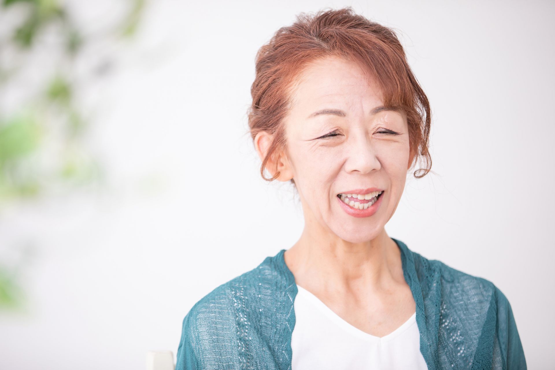 70代しわの深いお客様